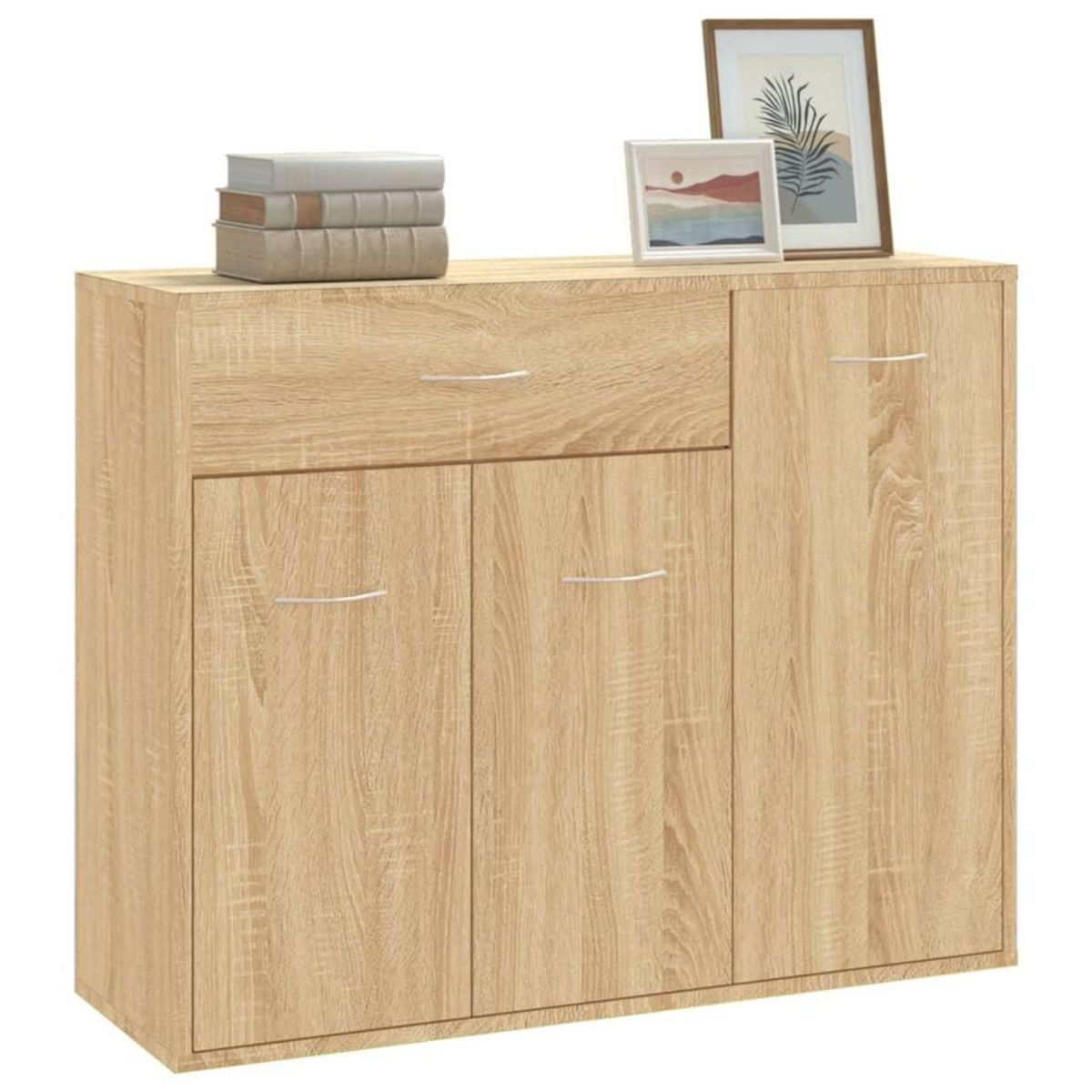 VIDAXL Buffet Chene sonoma 88x30x70 cm Bois d'ingenierie
