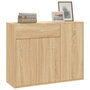 Voir la diapositive 4 : VIDAXL Buffet Chene sonoma 88x30x70 cm Bois d'ingenierie