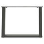 Voir la diapositive 5 : VIDAXL Pieds de table basse forme de U 2 pcs anthracite 60x(42-43) cm