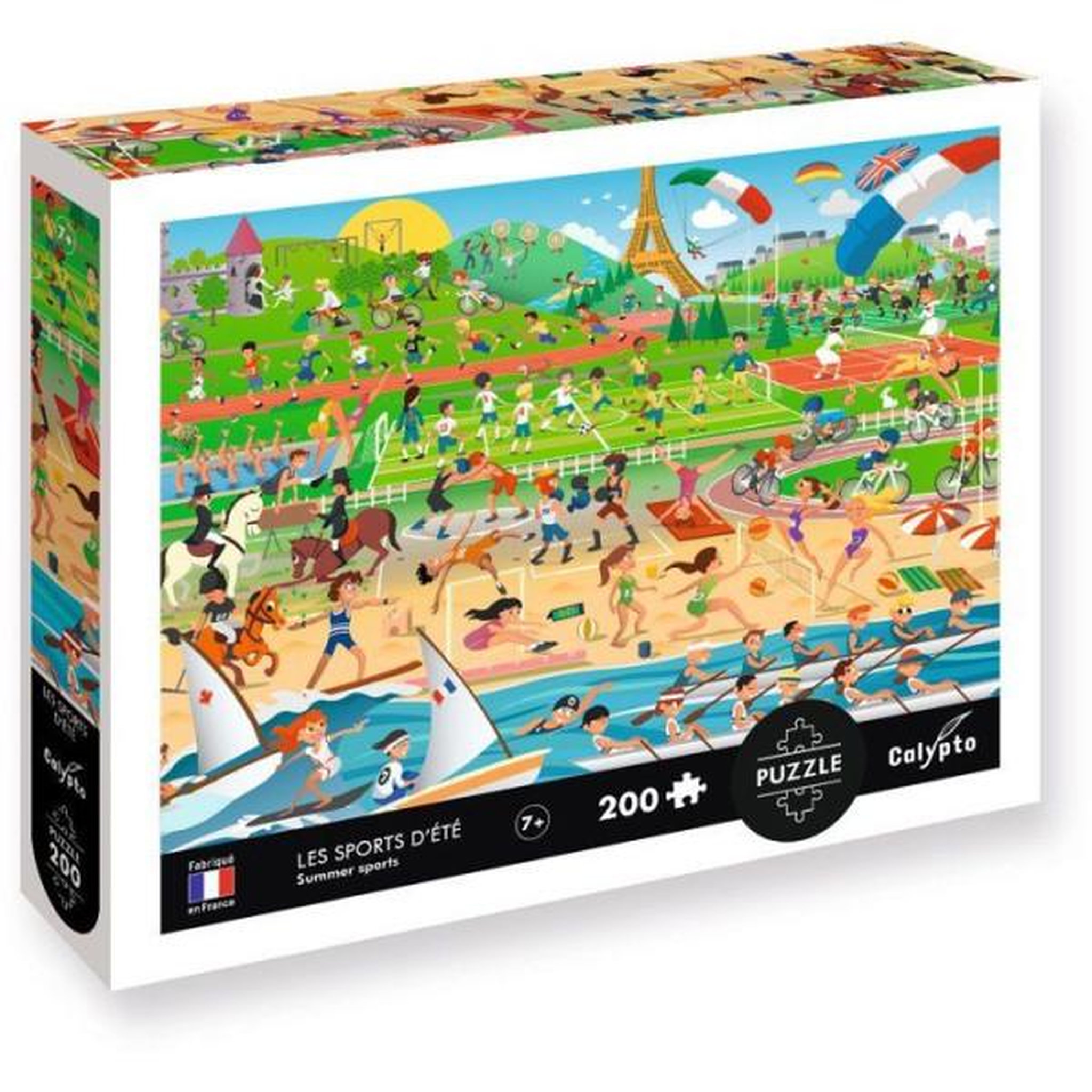 Sentosphere Puzzle - sentosphere - calypto - 200 pieces - les sports d'été - des 7 ans