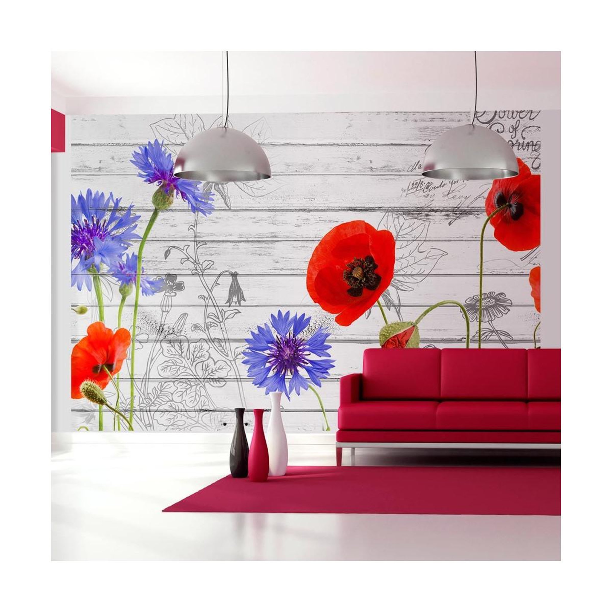 Voir la diapositive 1 : Paris Prix Papier peint  wildflowers