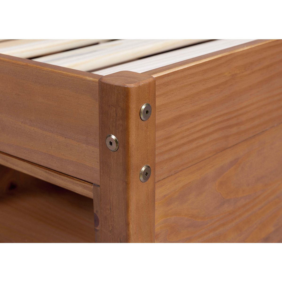 Lit multi-rangements en pin massif 180x200cm SLEEP