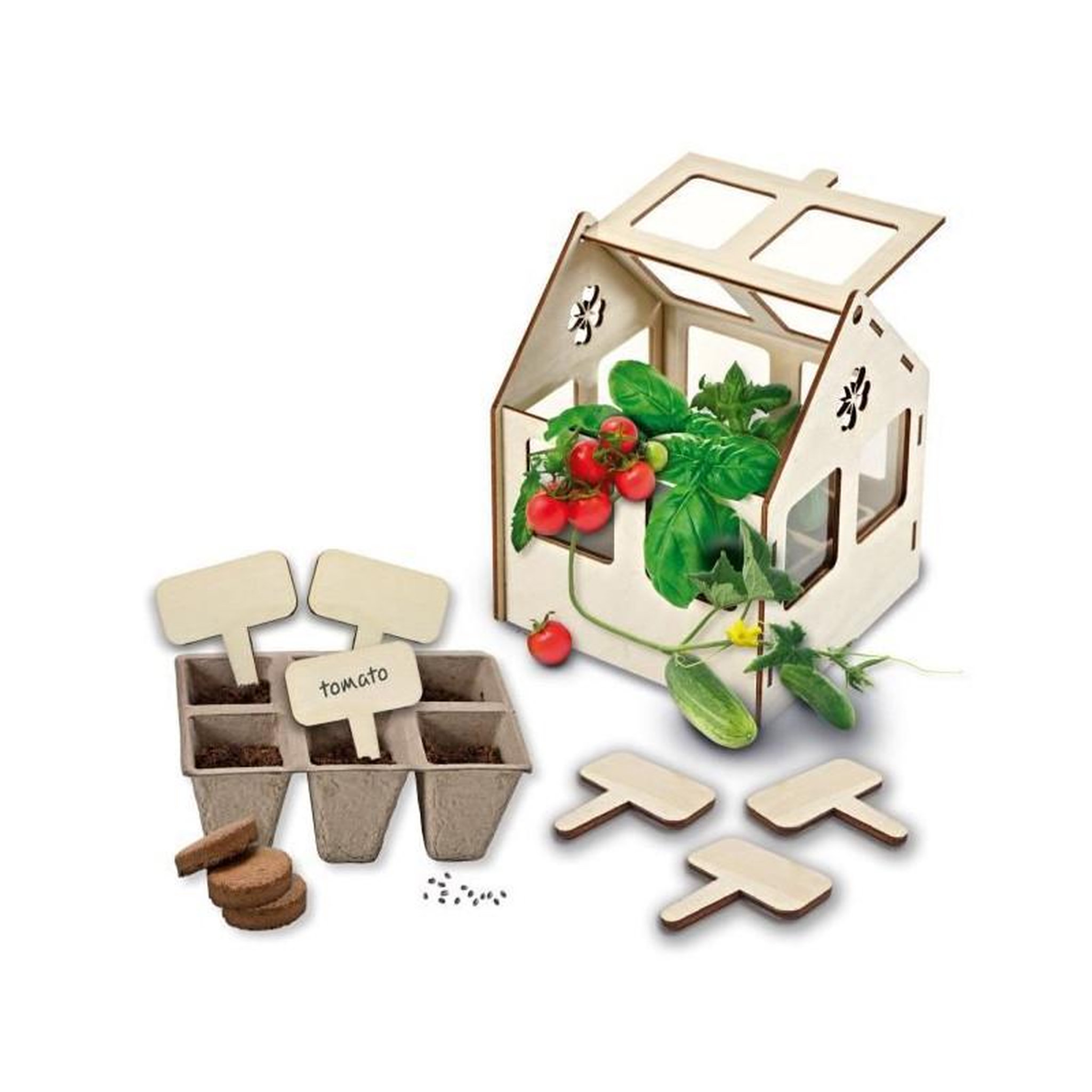 Voir la diapositive 4 : SES Creative Kit SES Creative Greenhouse Veggies multicolore