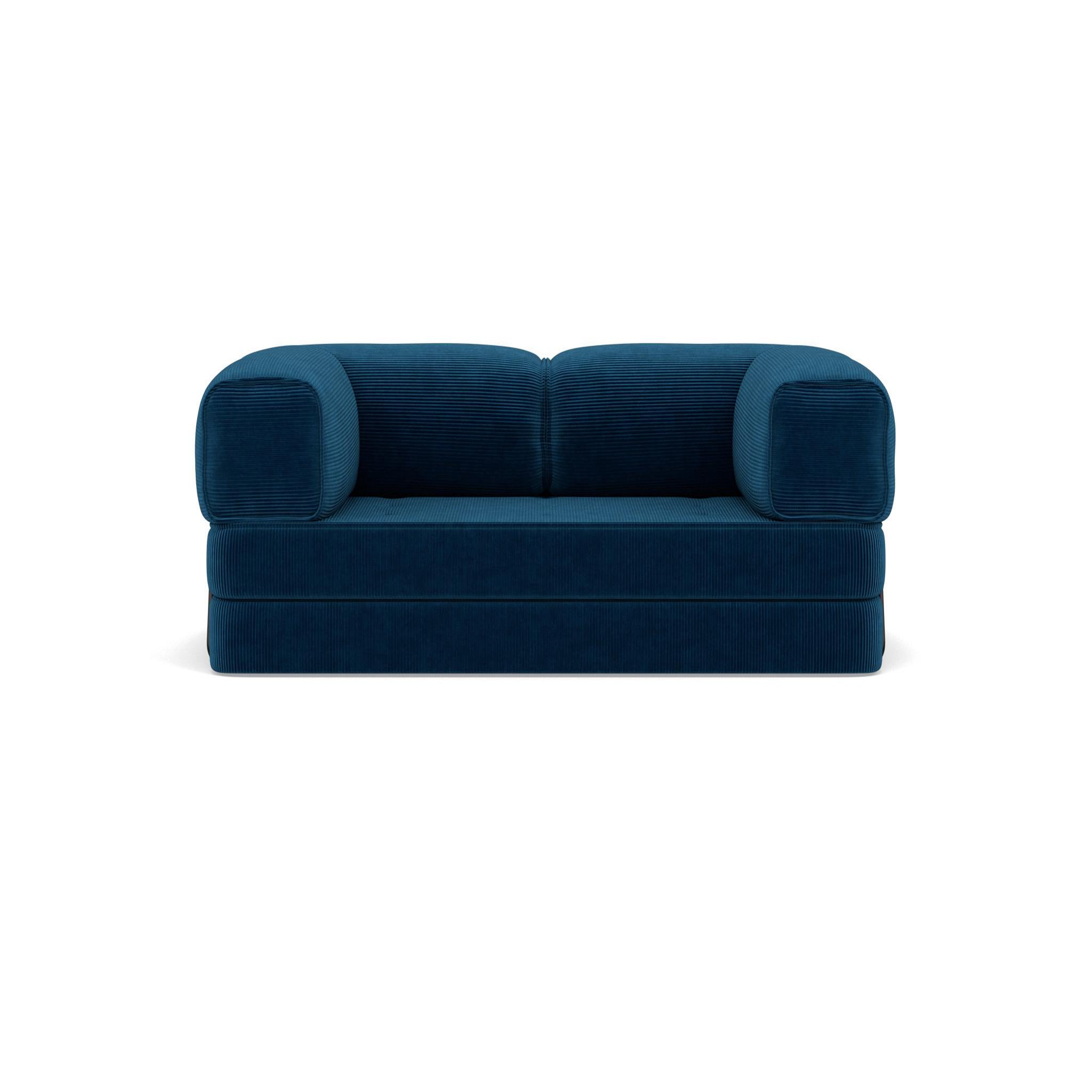 Voir la diapositive 1 : BEST MOBILIER Poppy - canapé 3 places convertible en velours côtelé