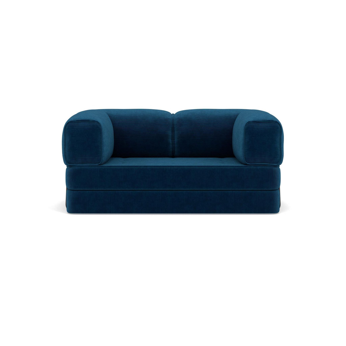 LISA DESIGN Poppy - canapé 3 places convertible en velours côtelé