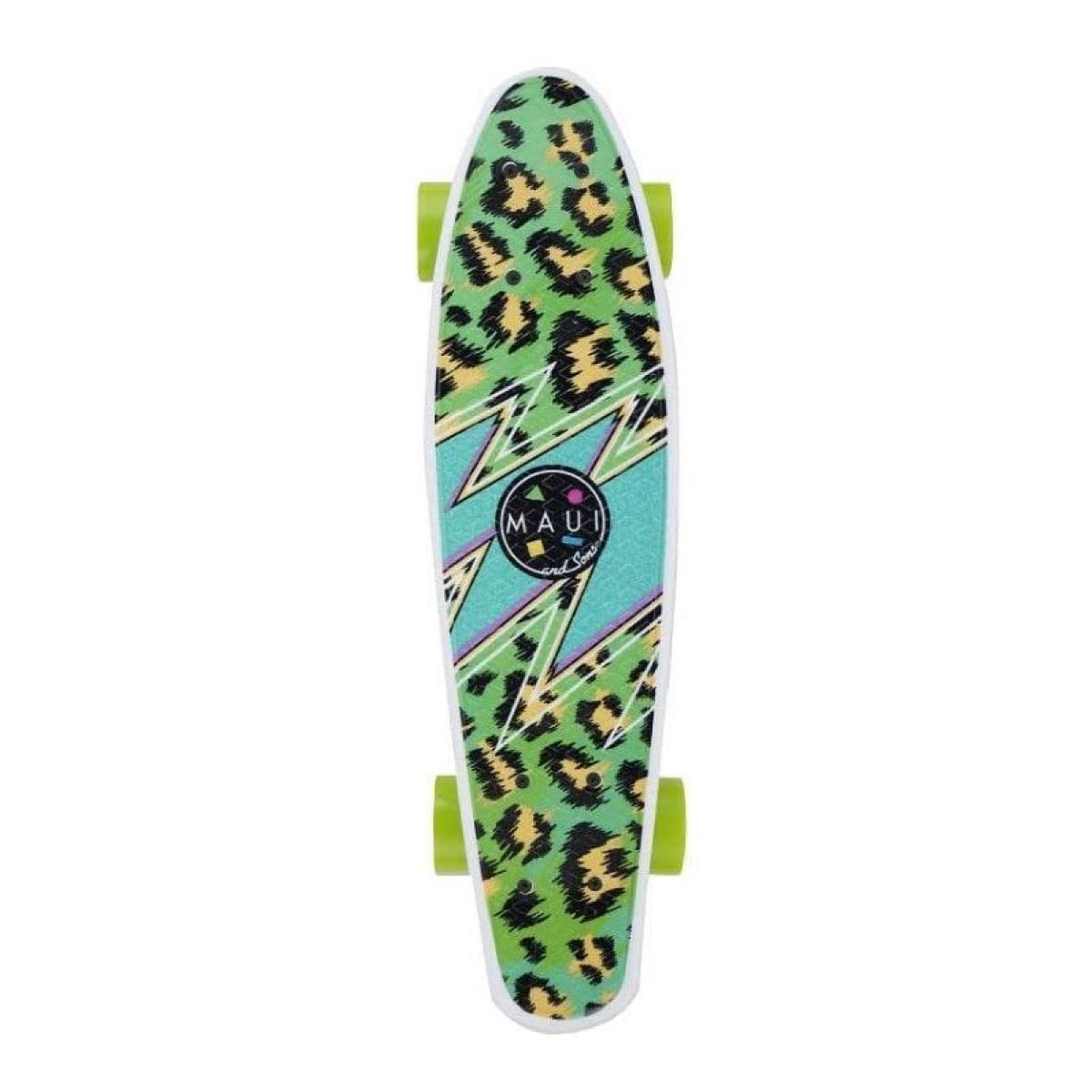 Maui And Sons mini cruiser kicktail 22 pouces - jungle riot