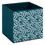 Voir la diapositive 2 : FIVE Lot de 2 boites de rangement OLIVIA - L. 31 x l.31 x H. 31 cm - Bleu