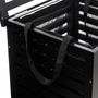 Voir la diapositive 3 : FIVE Panier à Linge Ajouré  Sicela  58cm Noir