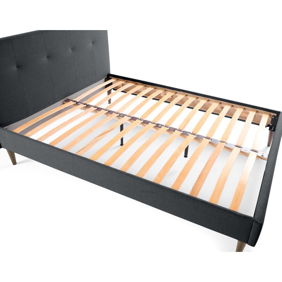 BEST MOBILIER Monet - lit - 160x200 - sommier inclus - en tissu