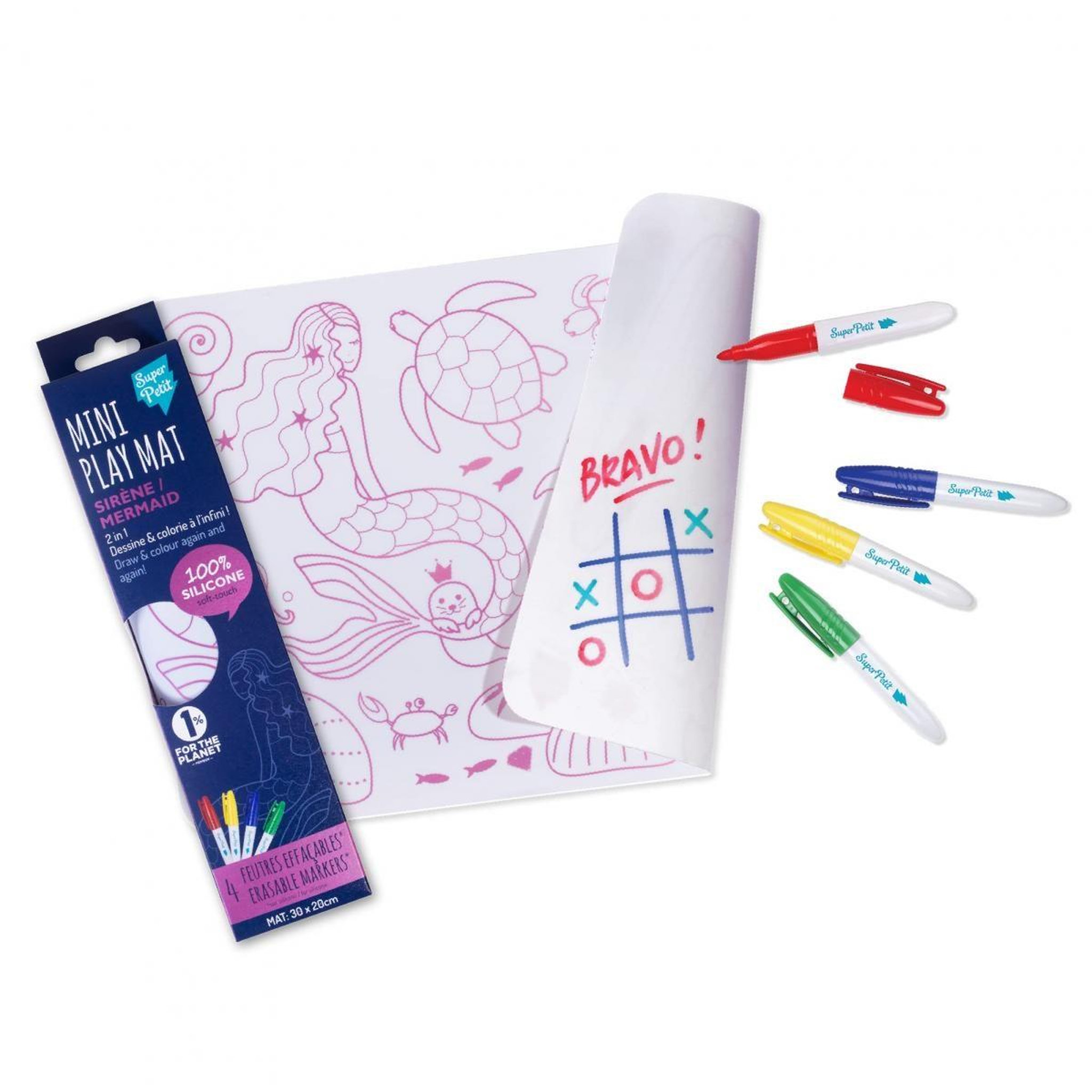 SUPER PETIT Mini playset silicone sirene