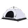 Voir la diapositive 4 : VIDAXL Tente de camping 2 personnes tissu occultant liberation rapide