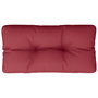 Voir la diapositive 2 : VIDAXL Coussin de palette rouge bordeaux 70x40x12 cm tissu