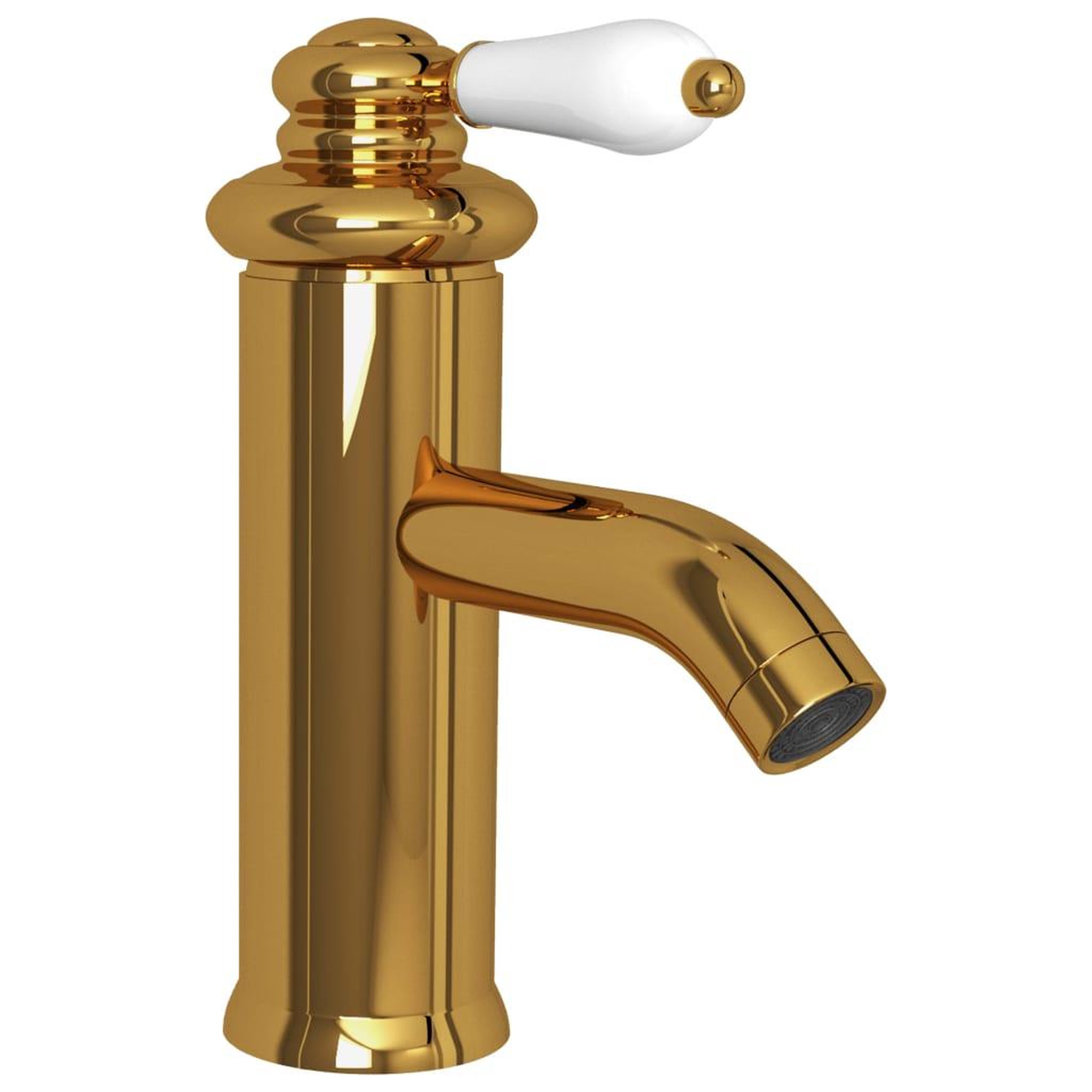 Voir la diapositive 3 : VIDAXL Robinet de lavabo de salle de bain dore 130x180 mm