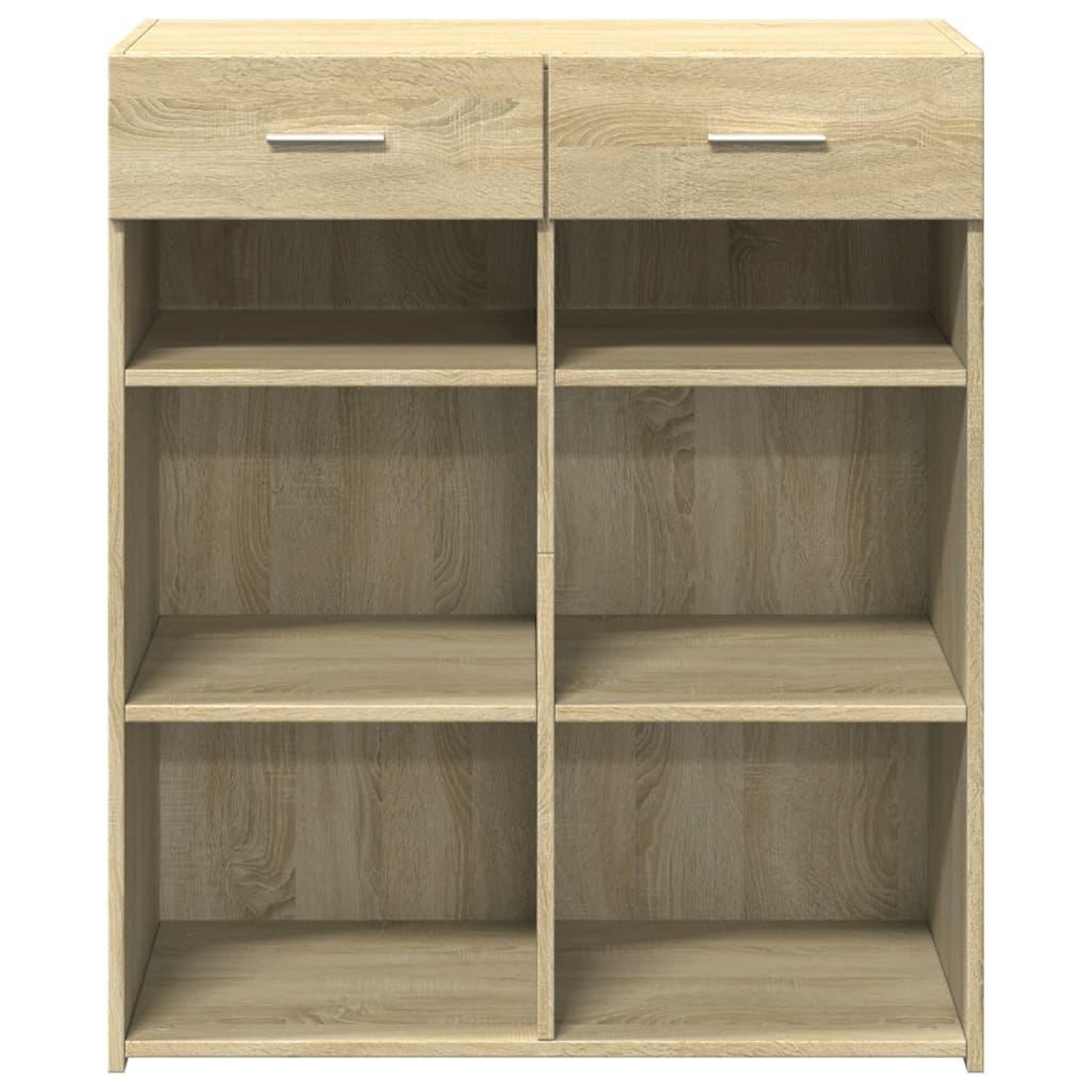 Voir la diapositive 4 : VIDAXL Buffet chene sonoma 80x42,5x93 cm bois d'ingenierie