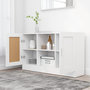 Voir la diapositive 3 : VIDAXL Buffet Blanc 120x30,5x70 cm Bois d'ingenierie