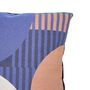 Voir la diapositive 2 : ATMOSPHERA Coussin en Jacquard  Flow  38x58cm Bleu Indigo