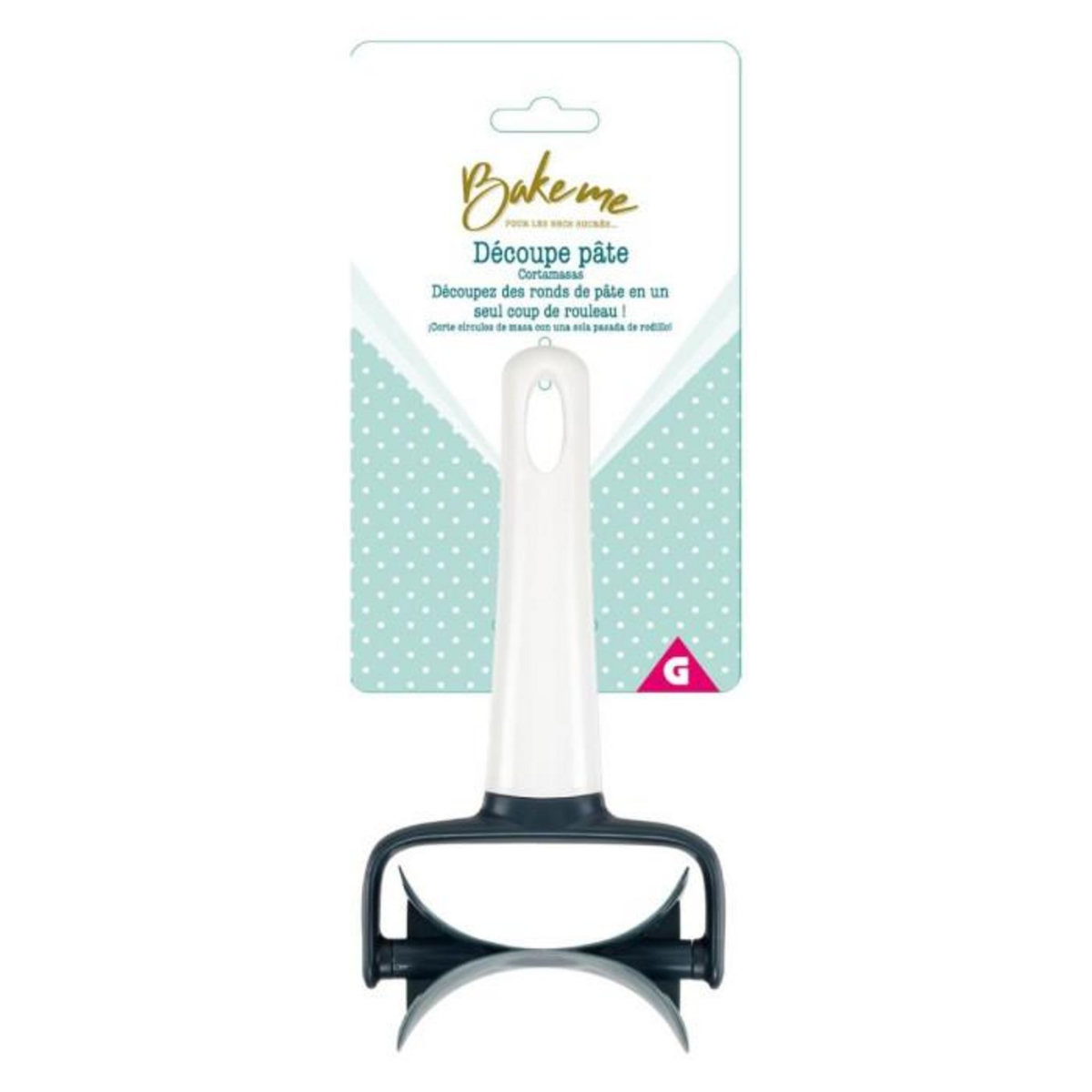 Paris Prix Découpe Pâte Rond  Rouleau  17cm Gris