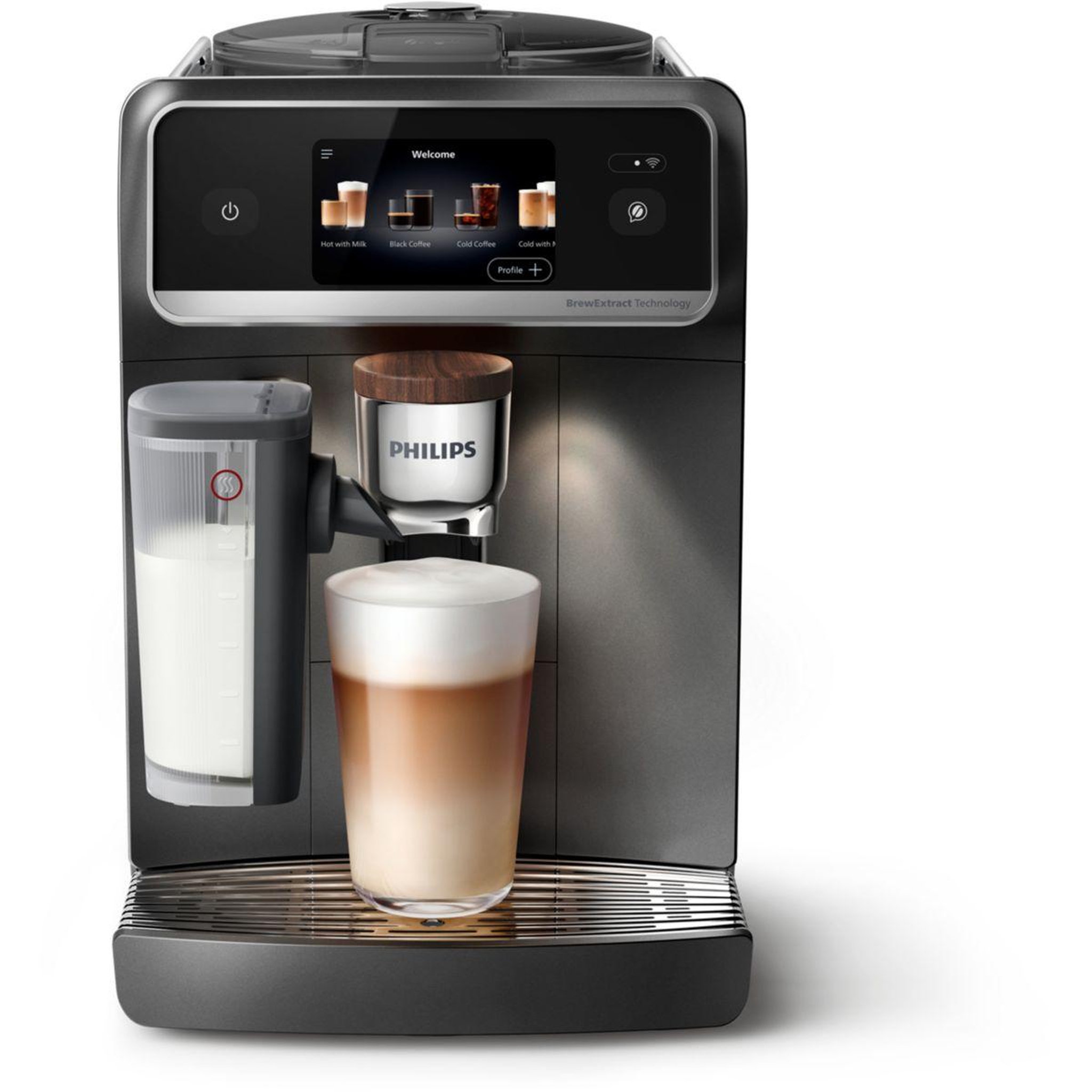 Philips Expresso broyeur café aromis ep8757/12 cafetière à grain silentbrew lattego pro noire