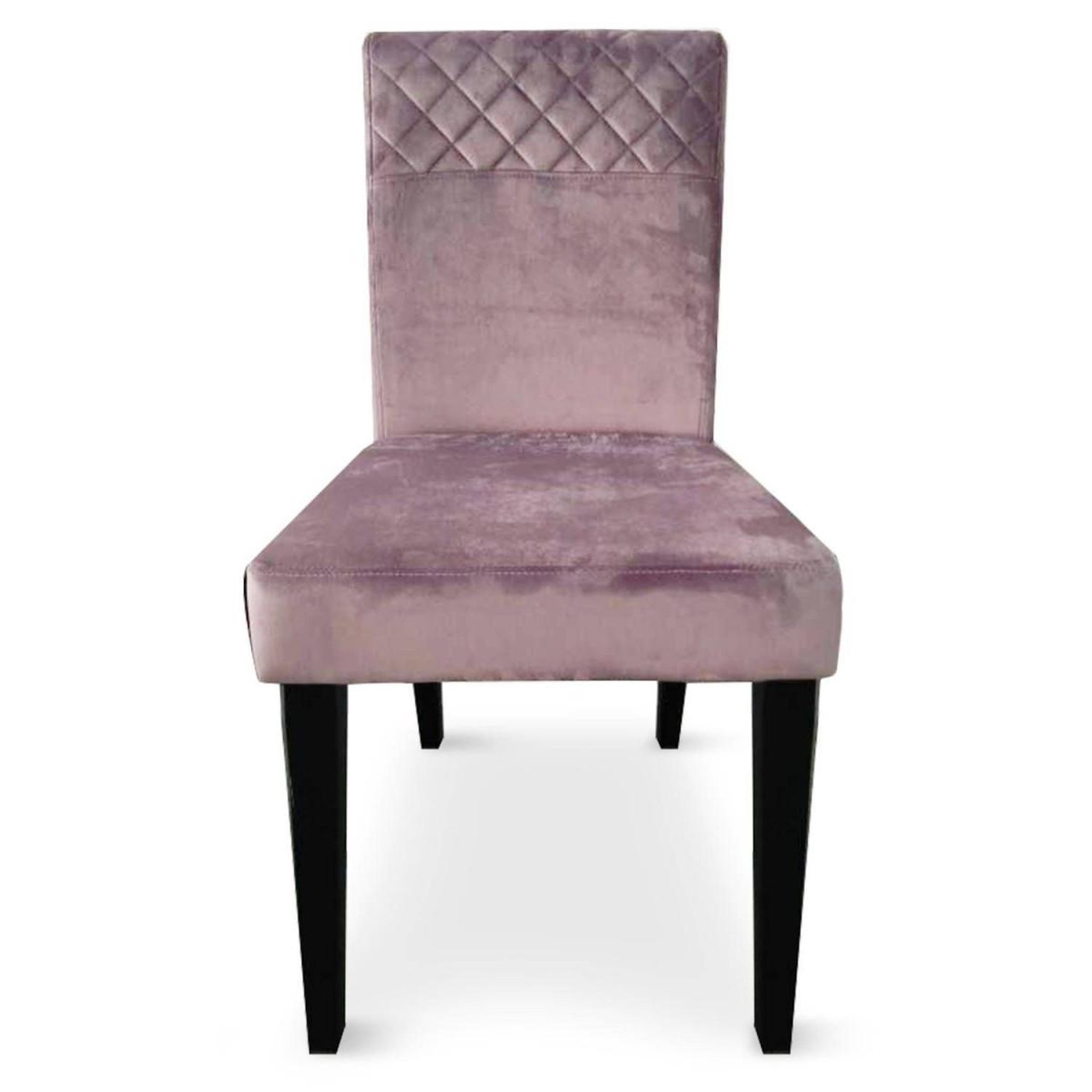 Voir la diapositive 3 : Paris Prix Lot de 4 Chaises Velours  Pipam  82cm Rose