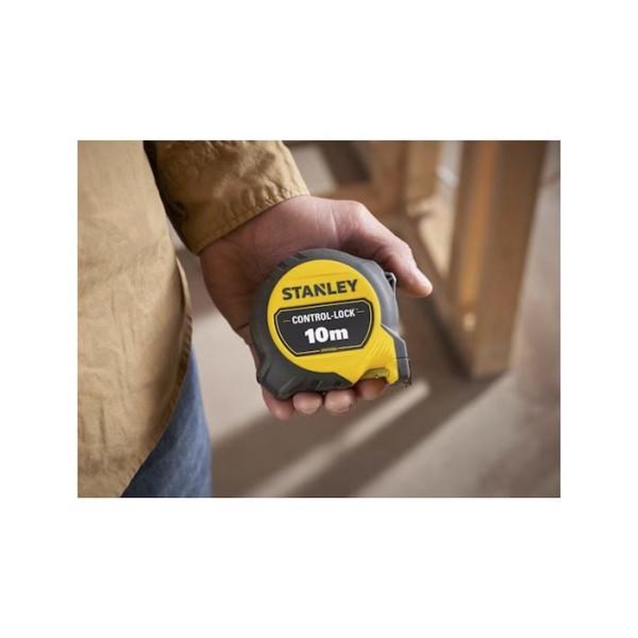 Voir la diapositive 6 : Stanley Mesure 10m x 25mm double marquage stanley magnétique control-lock™ - stht37233-0