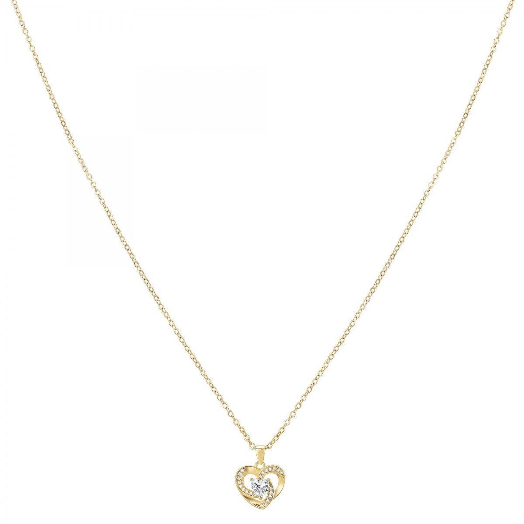 Voir la diapositive 3 : SC BOHEME Collier coeur SC Bohème orné de Zirconium