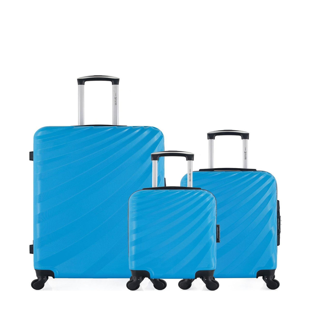 WAVE PARIS WAVE PARIS - LOT DE 3 - Valises grand format, cabine et cabine XXS DANUBE