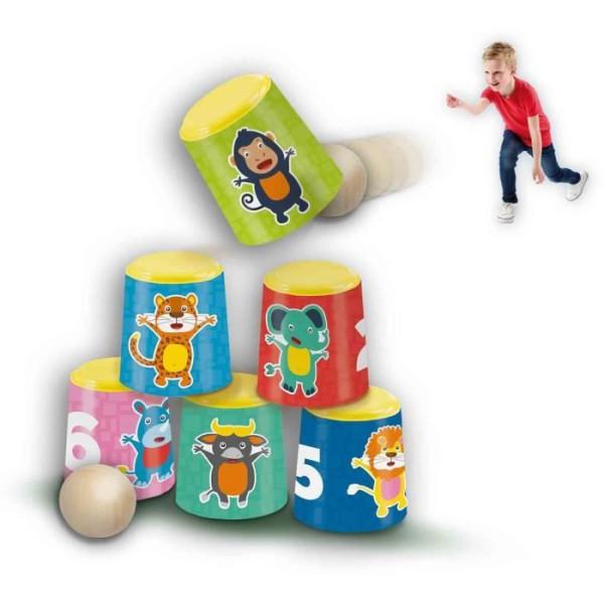 Voir la diapositive 3 : SES Creative Jeu d'agilité - SES CREATIVE - Lancer de boîtes - Pour enfants