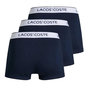 Voir la diapositive 2 : Lacoste X3 Boxers Marine Homme Lacoste 5H8621