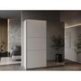 Voir la diapositive 6 : Armoire 2 portes coulissantes 1 miroir L180 cm THIBAULT