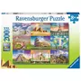RAVENSBURGER Puzzle 200 pièces XXL : Les monuments du monde