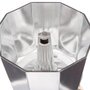 Voir la diapositive 3 : SECRET DE GOURMET Cafetière Italienne  6 Tasses  18cm Argent