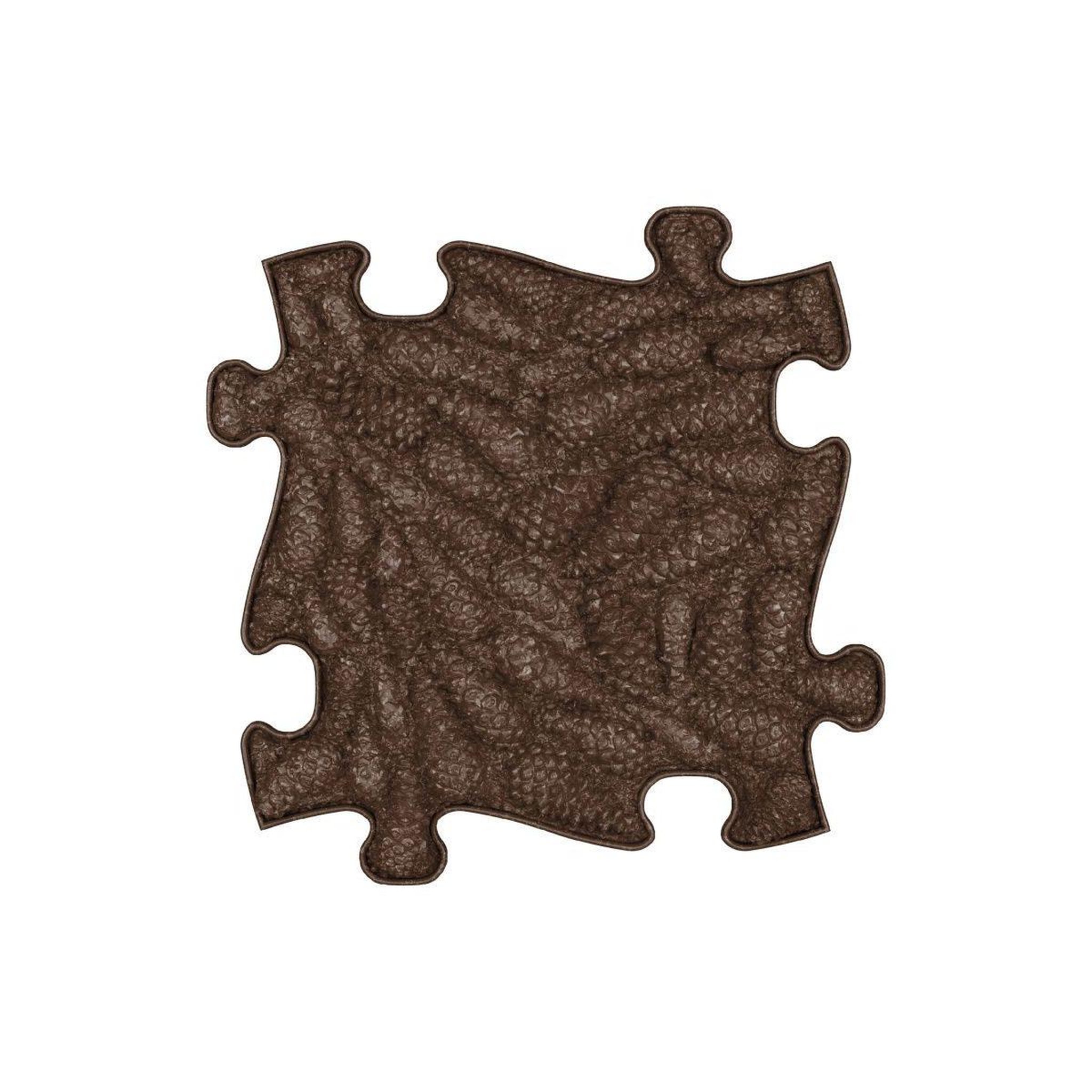Voir la diapositive 3 : MUFFIK Tapis sensoriel  ensemble eco - 6 pièces, marron