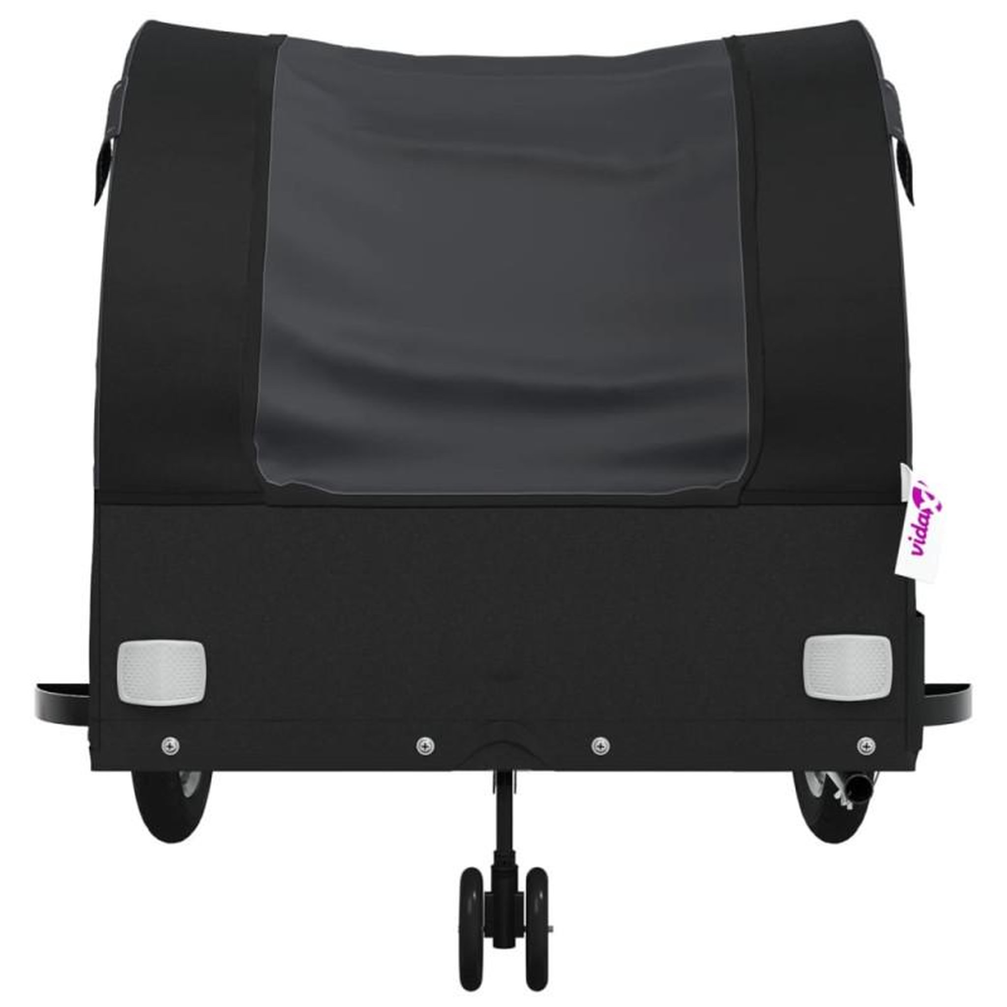 Voir la diapositive 6 : VIDAXL Remorque de vélo noir 45 kg fer