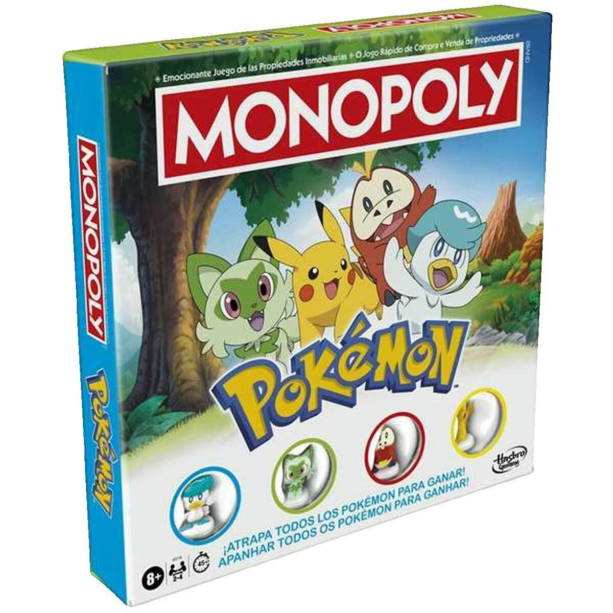 MONOPOLY Jeu de société Hasbro Monopoly Pokémon coloré