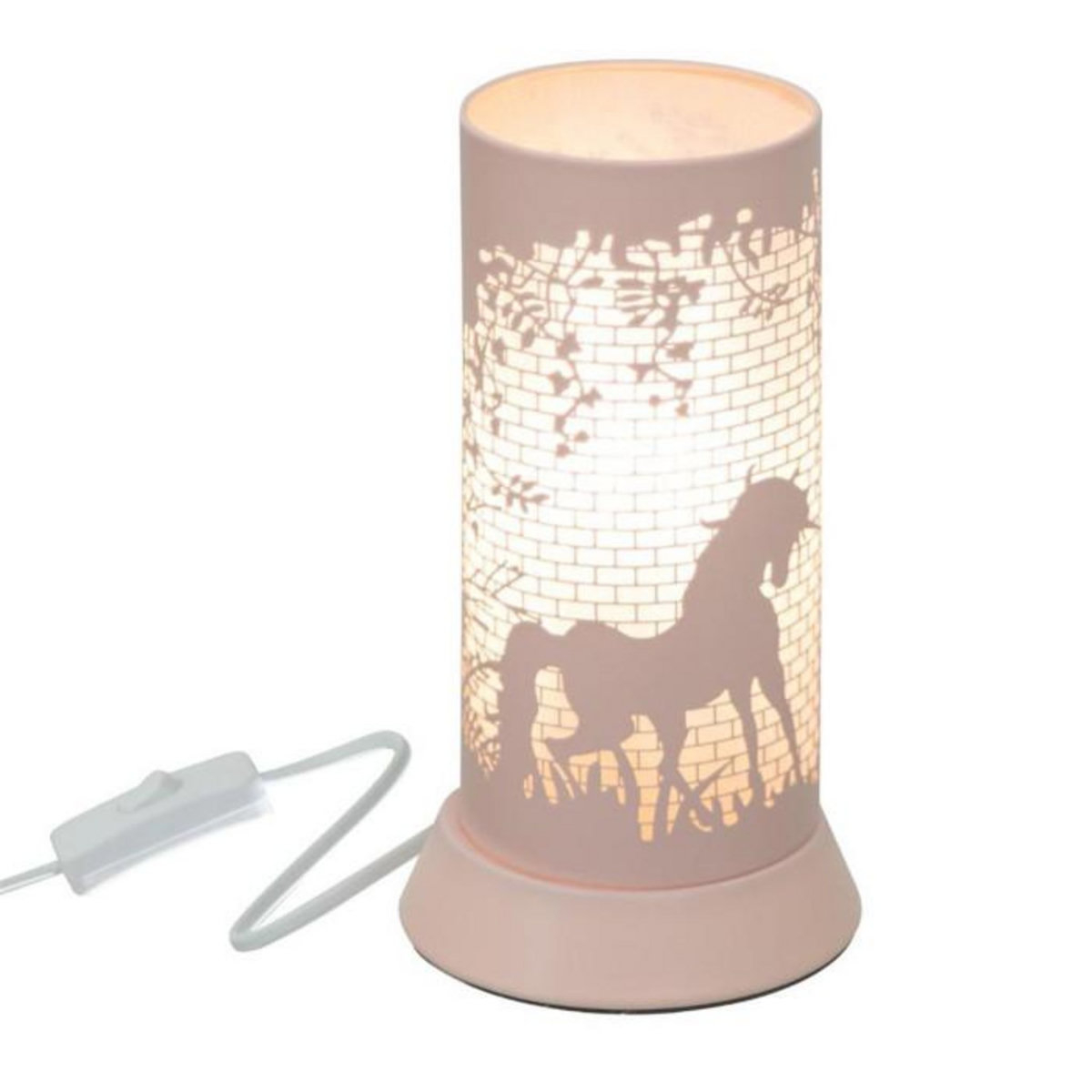 Atmosphera Kids Lampe à Poser pour Enfant  Décor  20cm Rose