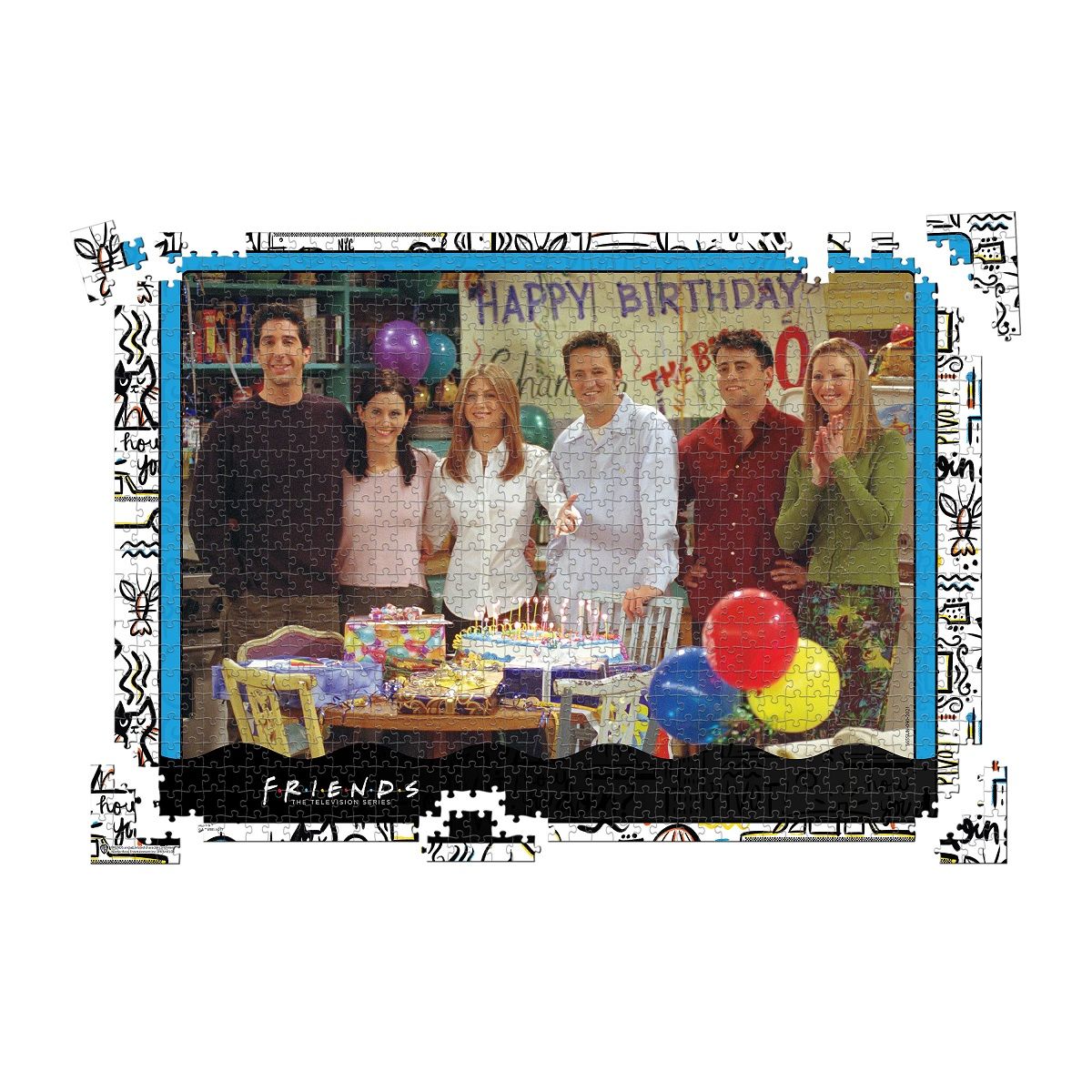  WINNING MOVES Puzzle 1000 pièces Friends Happy Birthday 