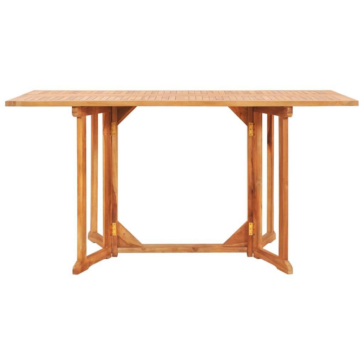 VIDAXL Table pliable de jardin papillon 150x90x75 cm Bois teck solide