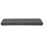 Voir la diapositive 4 : VIDAXL Tapis d'escalier 15 pcs 65x21x4 cm Gris et noir