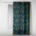 Paris Prix Rideau à Oeillets  Ficusia  140x260cm Noir & Vert