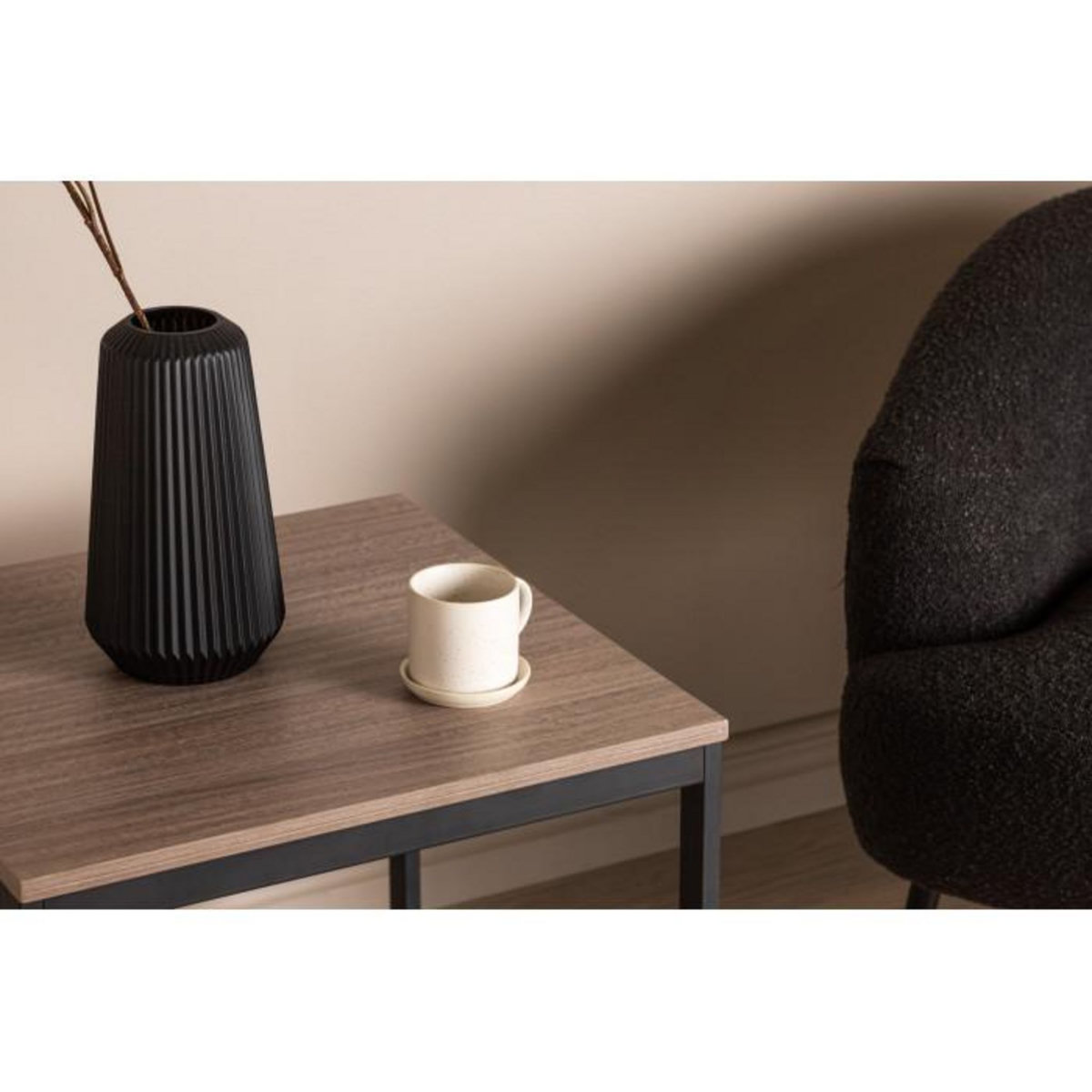 Paris Prix Table d'Appoint Design  Arbor  50cm Marron