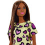 Voir la diapositive 4 : BARBIE Poupée robe jaune Barbie chic