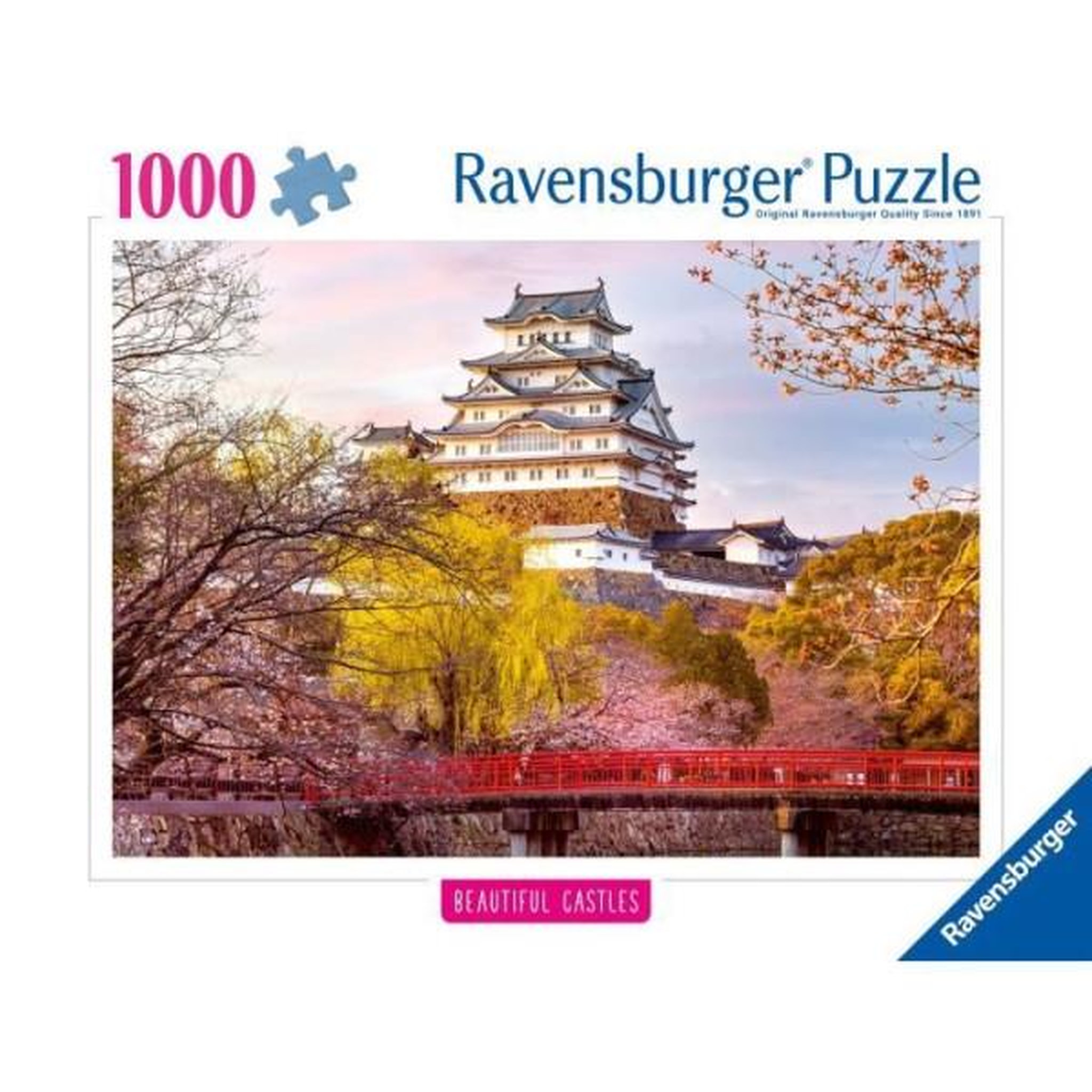 Voir la diapositive 2 : RAVENSBURGER Puzzle 1000 pieces château de himeji, japon, collection highlight, des 14 ans, château, 12001316, ravensburger