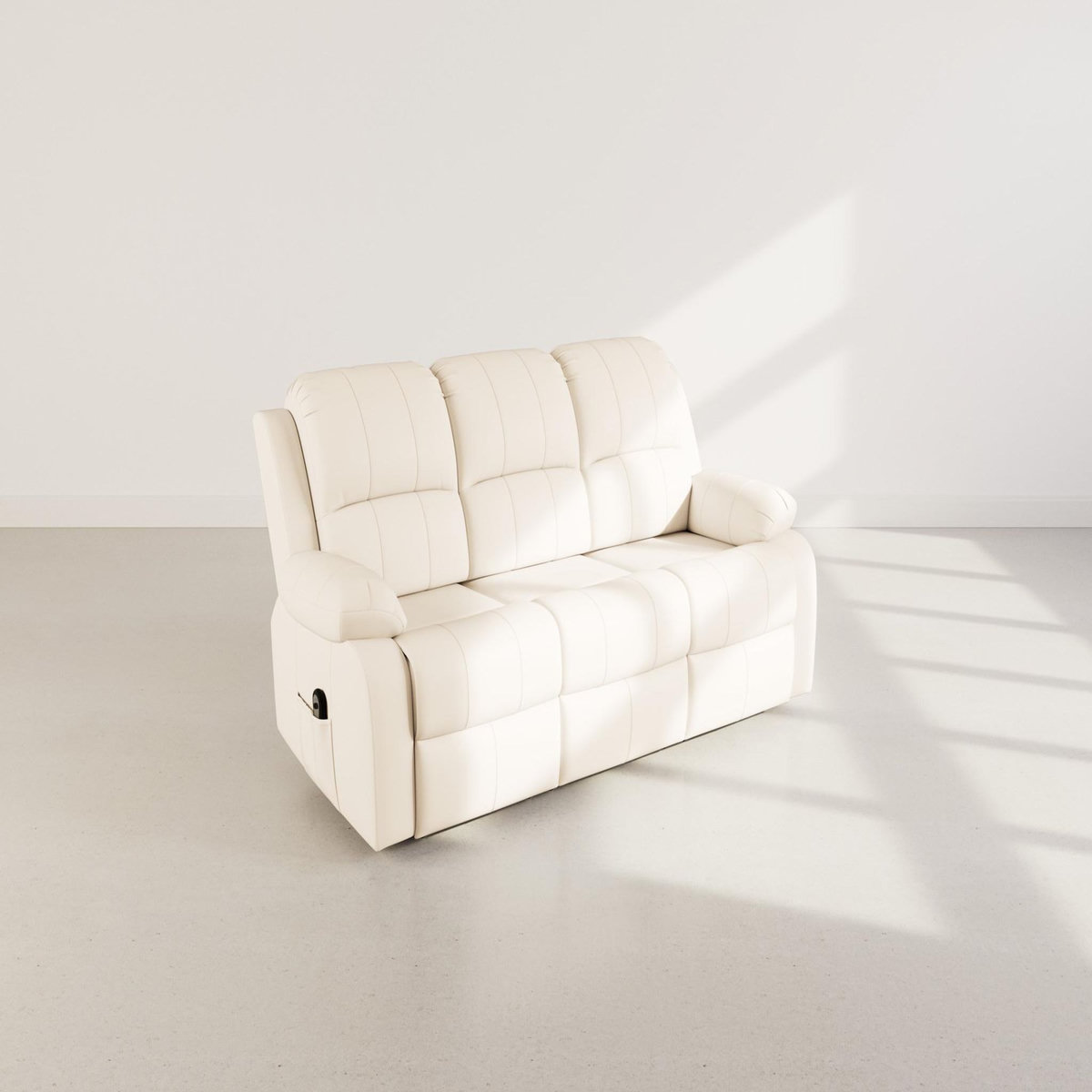 BEST MOBILIER Armand - canapé 3 places relax électrique en simili