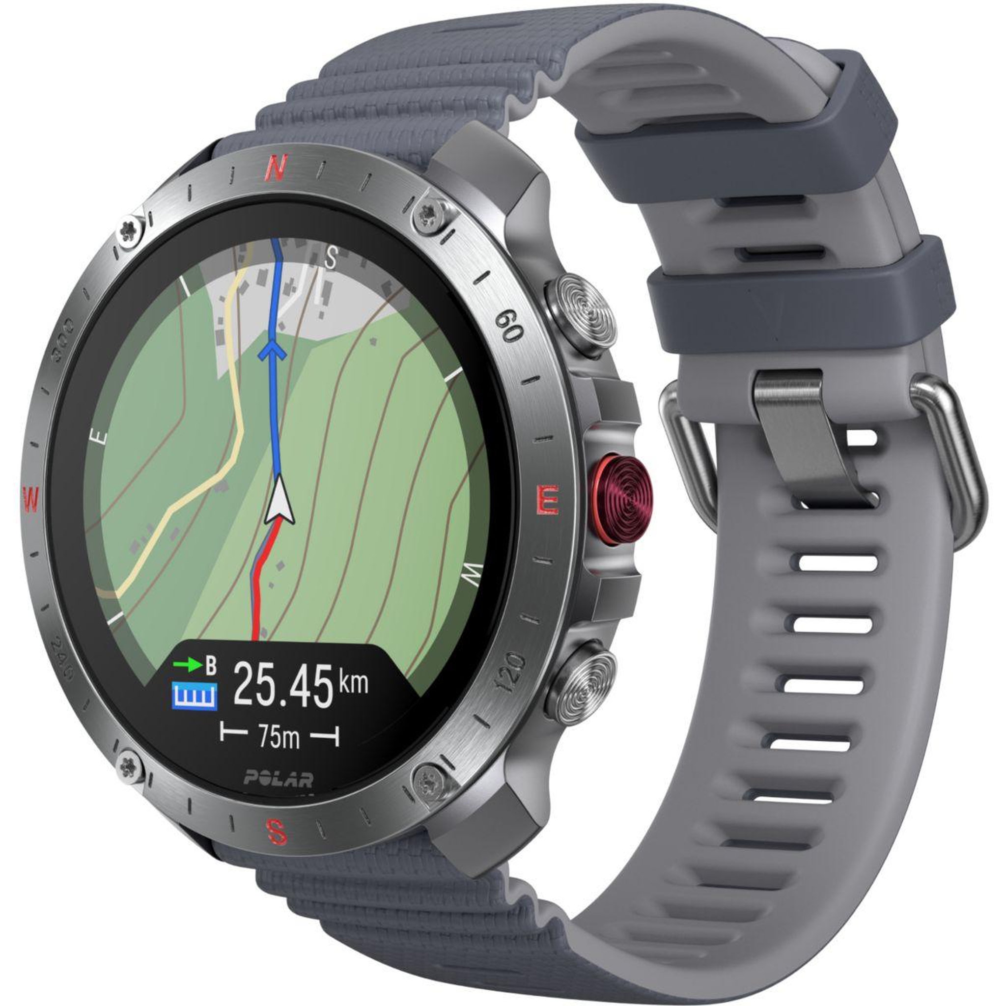 POLAR Montre sport grit x2 pro stone grey s-l