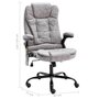 Voir la diapositive 6 : VIDAXL Chaise de bureau de massage gris clair similicuir daim