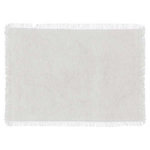 SECRET DE GOURMET Set de Table Déco  Maha  30x45cm Blanc