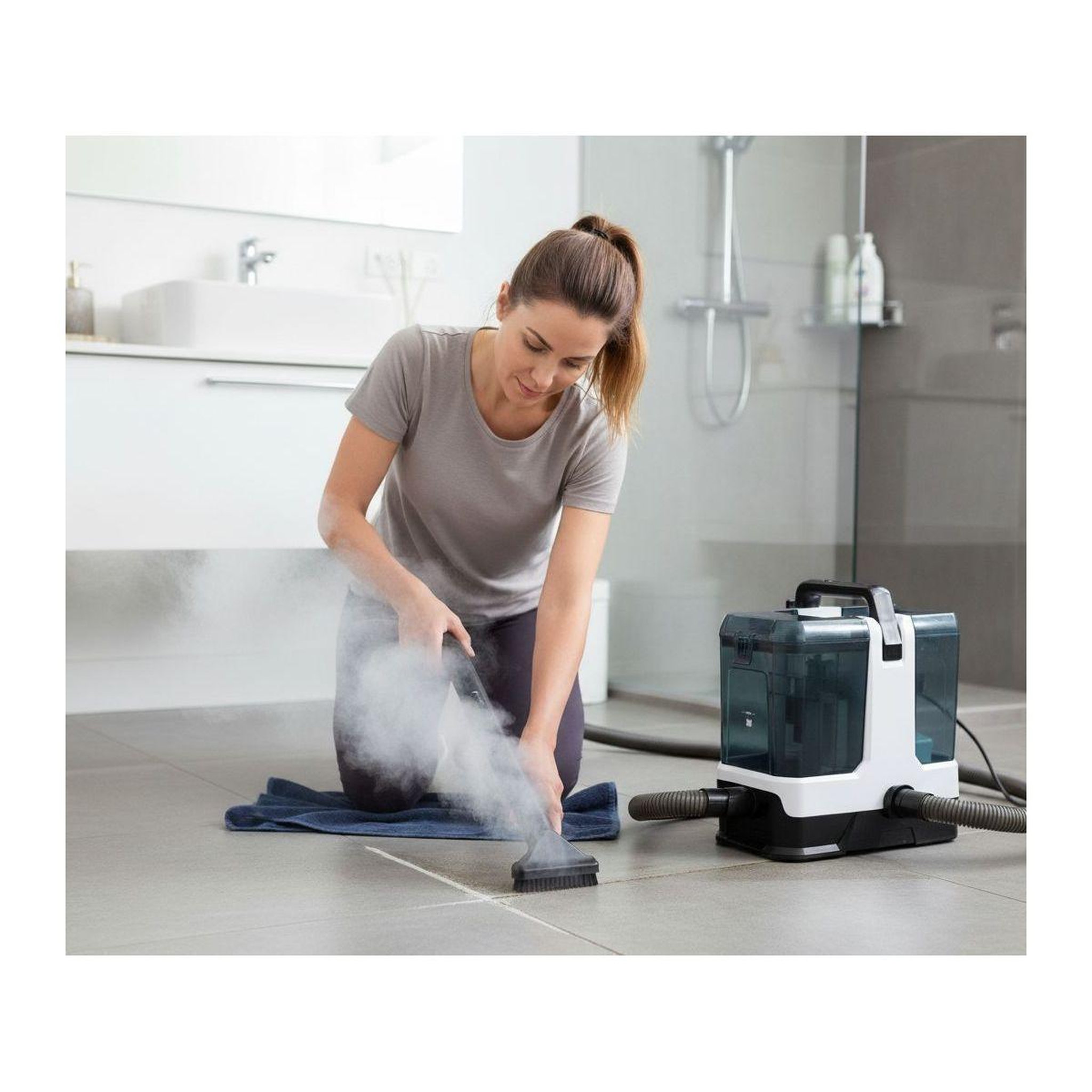 Voir la diapositive 2 : ESSENTIEL B Nettoyeur détacheur ead avec fonction vapeur et lavage à l'eau chaude 60°c