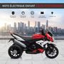 Voir la diapositive 4 : HOMCOM Moto électrique pour enfants 3 roues 6 V 3 Km/h effets lumineux et sonores rouge
