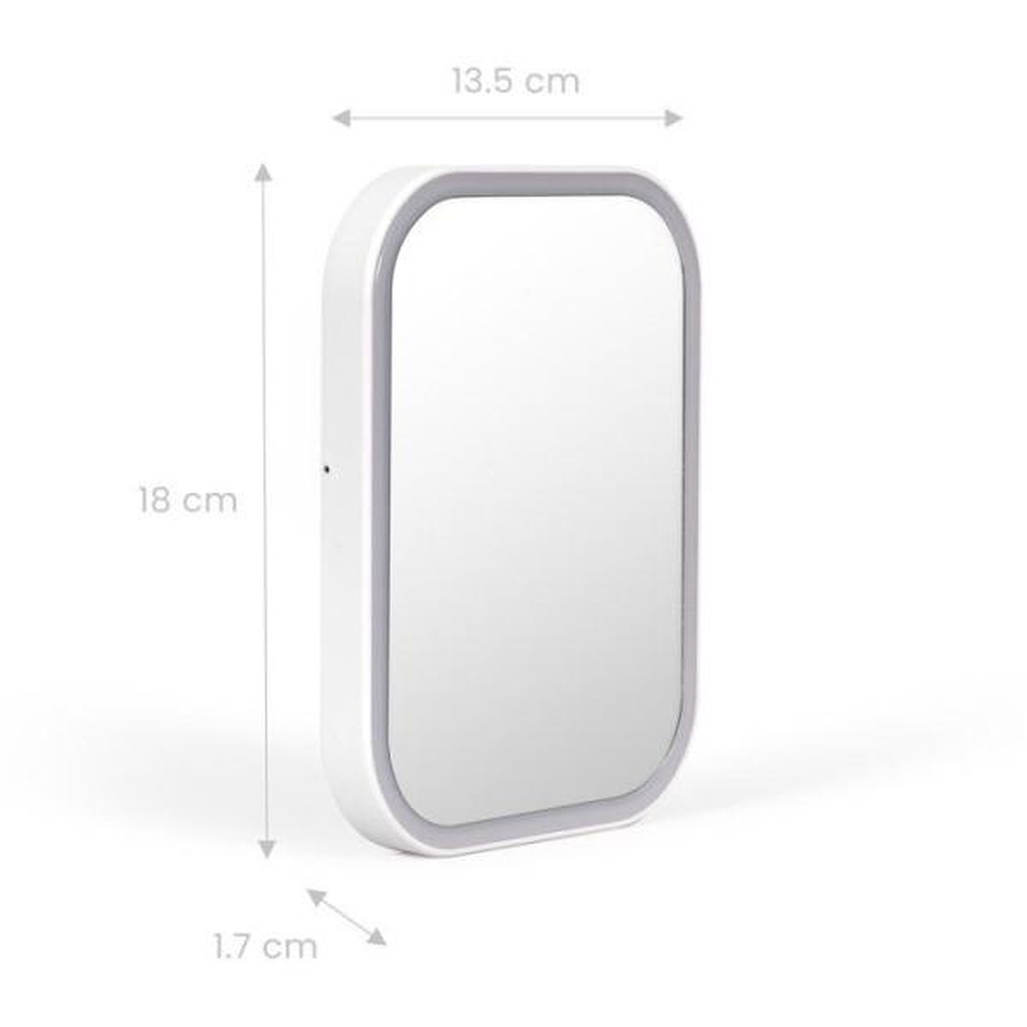 Voir la diapositive 4 : LIVOO Miroir  de maquillage lumineux - LIVOO - DOS224W - LED - Rechargeable - Inclinaison réglable