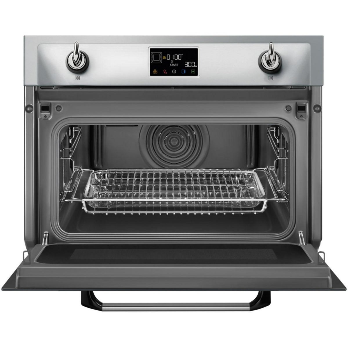 SMEG Four micro onde combiné SO4902M1X